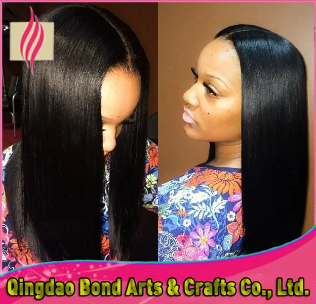 

Wholesale brazilian front lace wigs middle part brazilian human hair full lace wigs 130%density hair wigs for black women