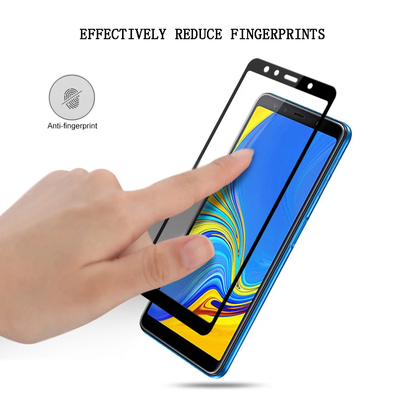 2 Pcs Tempered Glass For Samsung A9 A7 A6 A8 2018 Screen Protector Film For Samsung Galaxy J4 J6 Plus A5 A7 A3 2016 Glass Film (2)