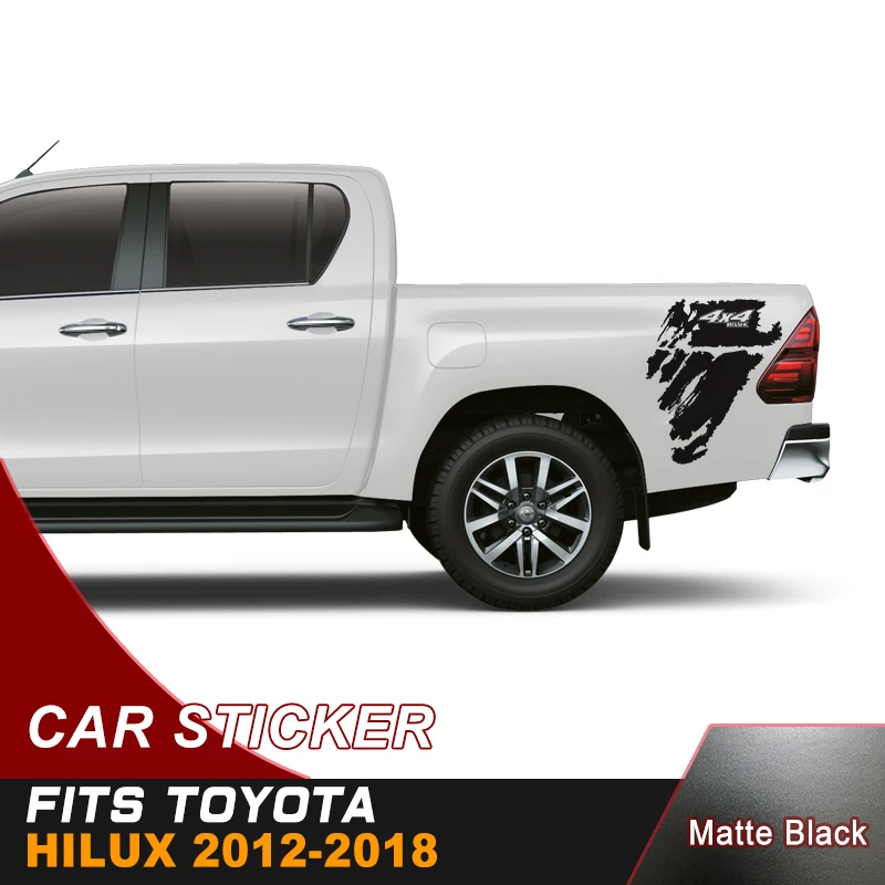 4X4 hilux внедорожник грязная текстура градиентные графические виниловые