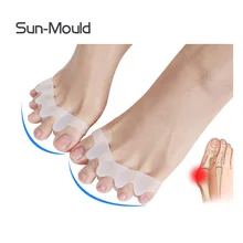 2 пар/лот обувь Вставки пальца ног Separatore силиконовые пальцы корректор спереди обувь Подушка мягкая подушка