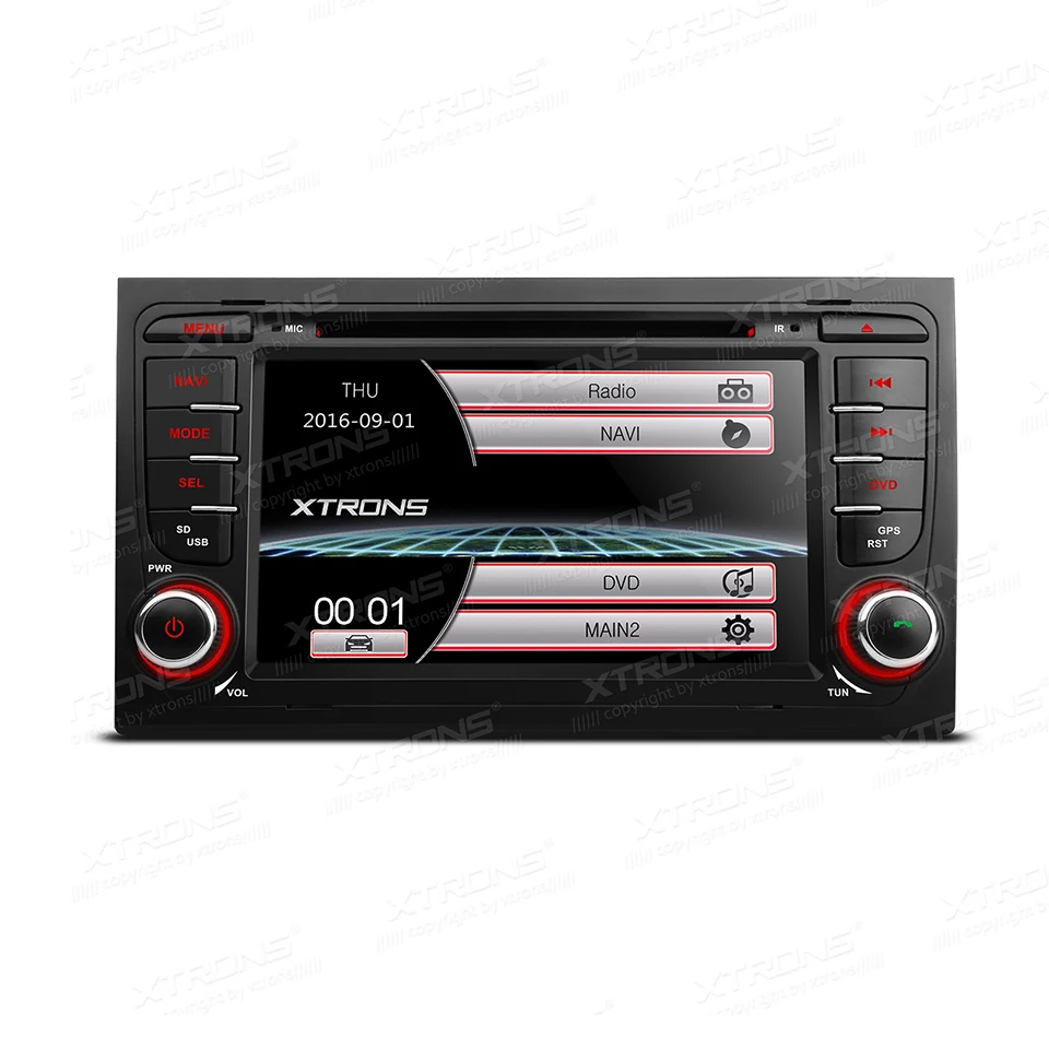 7 &quotдвойной 2 Din Автомобильный Радио DVD GPS Navi Подходит для Audi A4 S4 RS4 видео плеер