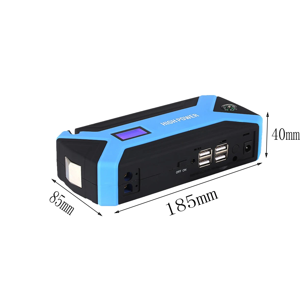  Multifunction Jump Starter 69800mAh 12V 4USB Portable Car Battery Booster Charger Booster Power Ban
