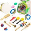Musical Instrument Kids Toy 15 pcs Percussion Set for Toddlers Preschool Educational Learning Musical Toys with Storage Backpack 1