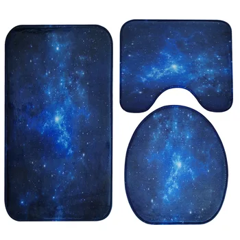 

Living Room Home Decor Rug Crystal Velvet Soft Carpet 3D Cosmic Space Starry Sky Milky Way Black Night Sky Printed Carpets For