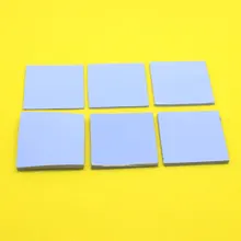 AliExpress Премиум покупки(быстрее) 100 шт 6 моделей 30*30*0,5/1/1,5/2/2,5/3 ммgpu процессор радиатор охлаждения Проводящий силиконовый коврик