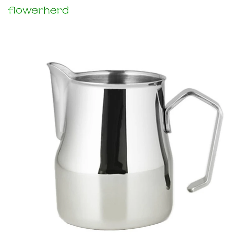

Milk Frothing Jug Espresso Coffee Pitcher Barista Craft Coffee Latte Stainless Steel Espresso Milk Jug Fancy Coffee Milk Cup
