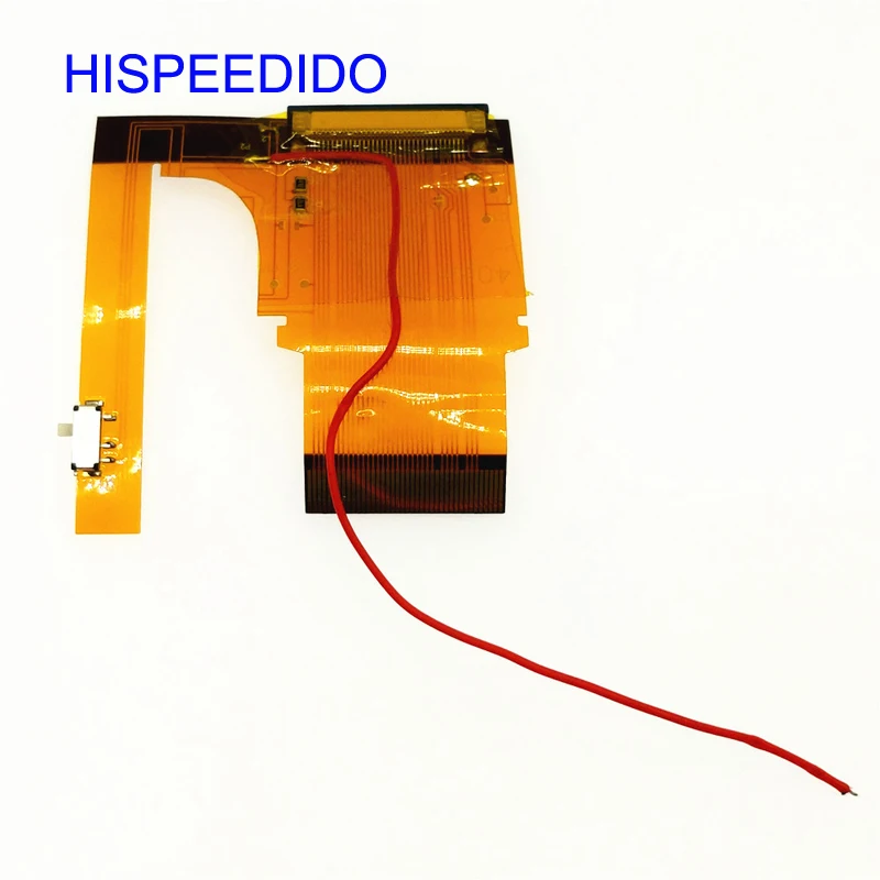 

HISPEEDIDO Ribbon Cable Backlight Adapter Brightness adjust for Gameboy Advance GBA 40 Pins Model B Flex cable with Switch