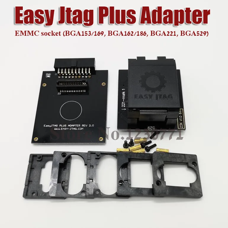 Полный комплект Z3X легкий Jtag plus box Easy + EMMC socket для JTAG ремонт мобильного