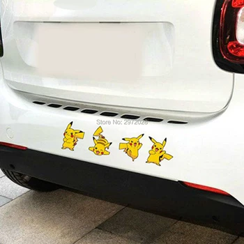 

10 x Car Styling Cartoon Animal Pet Pikachu Pokemon Expression Combination Sticker Decals for Toyota Peugeot VW Ford Mazda Honda