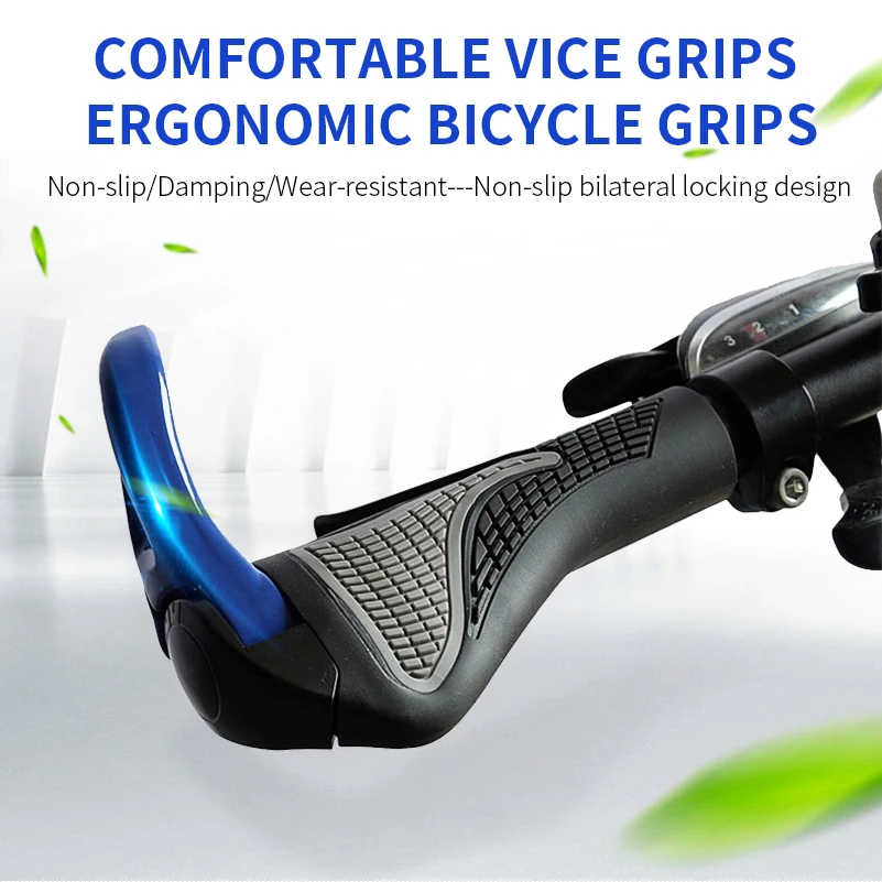 Bike Handle Bar Grips Wear‑Resistance Silicone for Bike Ergonomic Design Bike Accessory Bicycle Bicycle Handlebars Cover