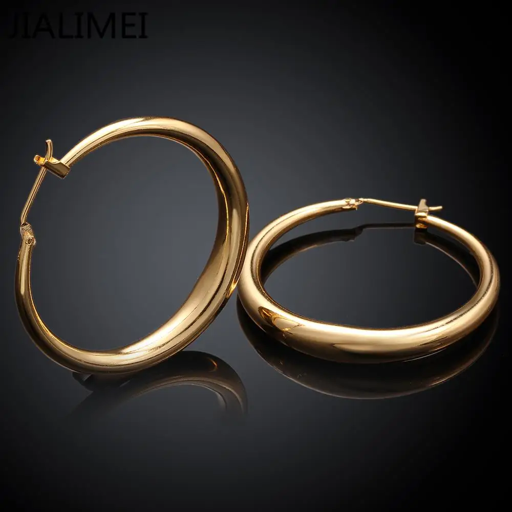 

Newest Arrival Luxury Rose Gold Color Earrings For Engagement Women Zircon Crystal JIALIMEI Brand Jewelry E031-A