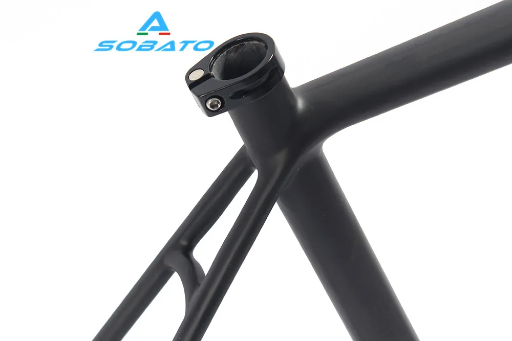 Discount 49/52/54/56/58cm UD Matt BB30 BSA Carbon Cyclocross Bike Frame+Fork Disc Brake Frameset 4