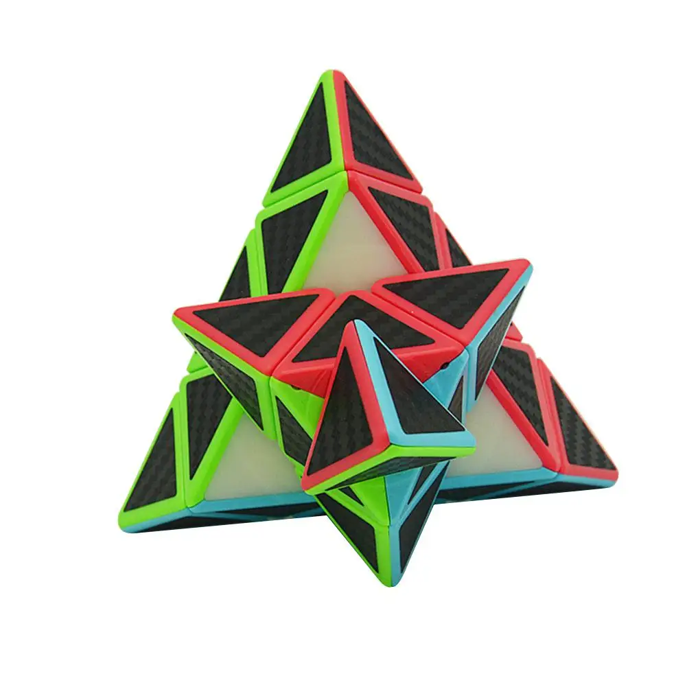 Zcube набор 6 шт./кор. Магический кубик из углеродного волокна мультиобразный куб 2x2x2 куб 3x3x3 куб головоломка на скорость игрушка