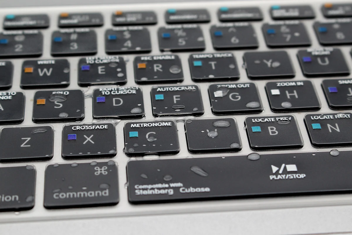 Защитный чехол для клавиатуры Steinberg Cubase Hot Key функциональный из ТПУ с подсветкой