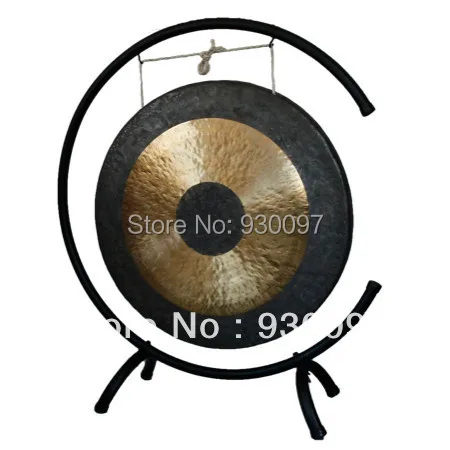 

Small percussion musical instruments traditional Chinese 6" chau gong with Gong Stand MM with a free mallet (without stand)