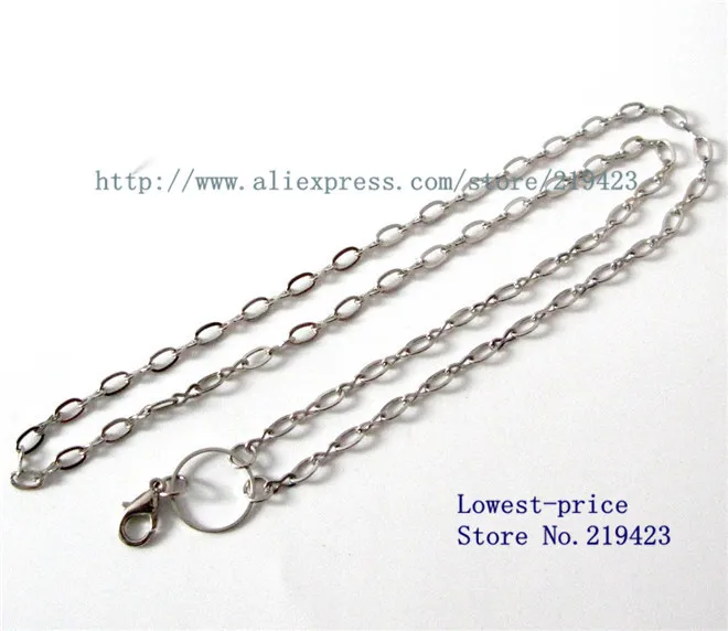 Free Shipping 5PCS 73cm silver DIY Necklace Chain, for Hang Pendant