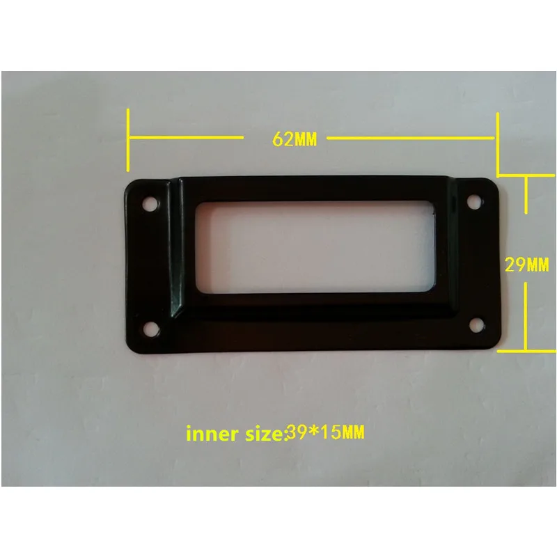 

Black Furniture Metal Handle Drawer Cabinet Knob and Handle Kitchen Cupboard Label Cards Tag Card,62*29mm,2Pcs