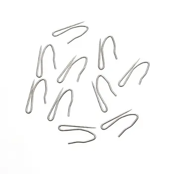 

10pcs Curtain Drapery Pin Hooks - Silvery Cool Fashion Free Shipping