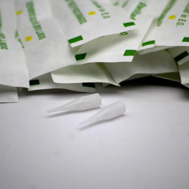 100pcs 3rl Individual Packed Giant Sun Tattoo Tips Needle Caps for Permanent Makeup Eyebrow Lip Tattoo Machine G8650