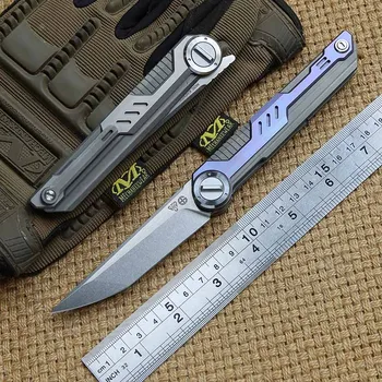 

NOC Destiny tactics folding knife KVT ball bearing M390 blade titanium handle camping hunting outdoor Survival knives EDC Tools