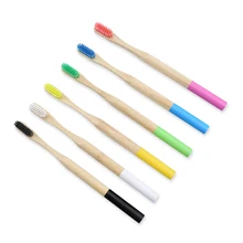 1 шт. натуральный чистый Бамбук Зубная щетка натуральный уход за полостью рта инструменты портативные мягкие волосы зубная щетка экологически чистые щетки