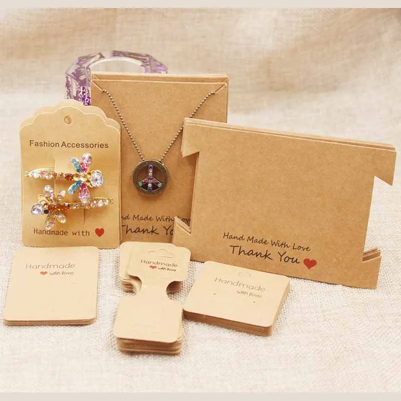 

Zerong jewelry 200pcs DIY Handmade Jewelry package Cards Necklace/Earring/Hairclip /Pendant/bracelet /charms jewelry tag card