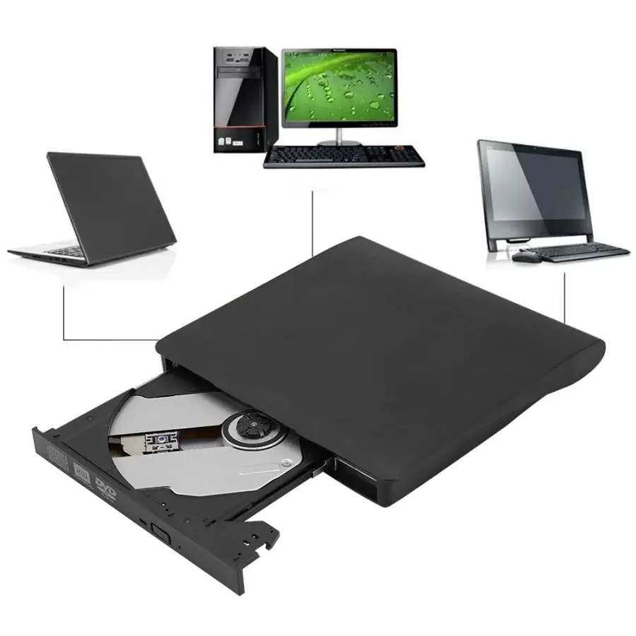 USB3.0 Внешний DVD рекордер плеер CD Писатель горелки оптический привод для ноутбука Настольный ПК Внешний USB DVD