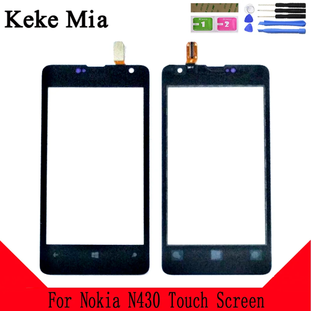 Keke Миа 4," N625 сенсорный экран для Nokia Lumia 625 N625 RM-941 RM-943 Сенсорное стекло Переднее стекло дигитайзер панель сенсор