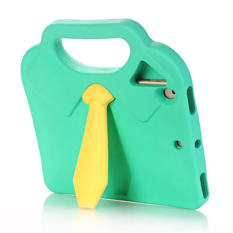 

necktie stand eva case for ipad5 air air2 ipad6 ipad pro 9.7 new ipad 9.7inch case kids friendly safe cover skin tablet case