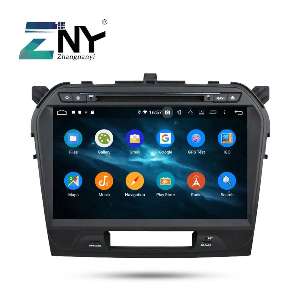 Cheap 10.1" IPS 2 Din Android 9.0 Car DVD Stereo For Suzuki Vitara 2015 2016 2017 Auto Radio WiFi GPS Audio Video Backup Camera 5