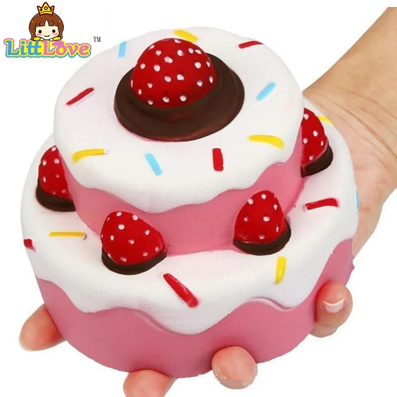 Милые мягкие игрушки Mochi с клубничным пирогом ароматизированные очень медленно