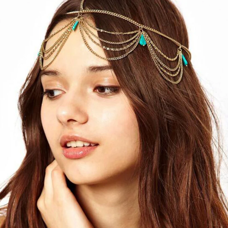 New Style Charm Gothic Bohemian Hair Crown Cuff Headband Headwrap