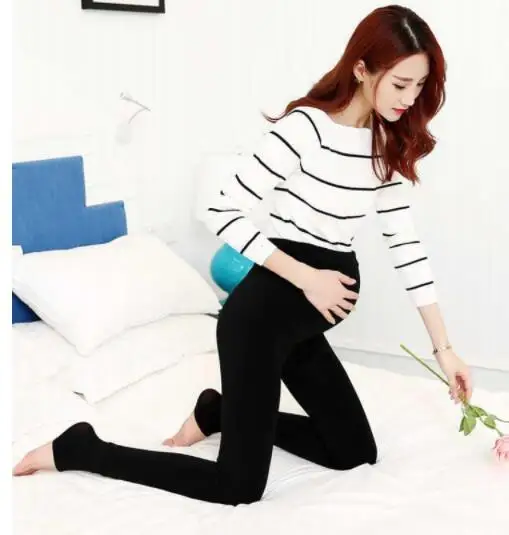 Pregnant Women Leggings Autumn And Winter 2018 New Pants Maternity Pants Plus Velvet Thick Spring And Autumn Wear Warm Maternity