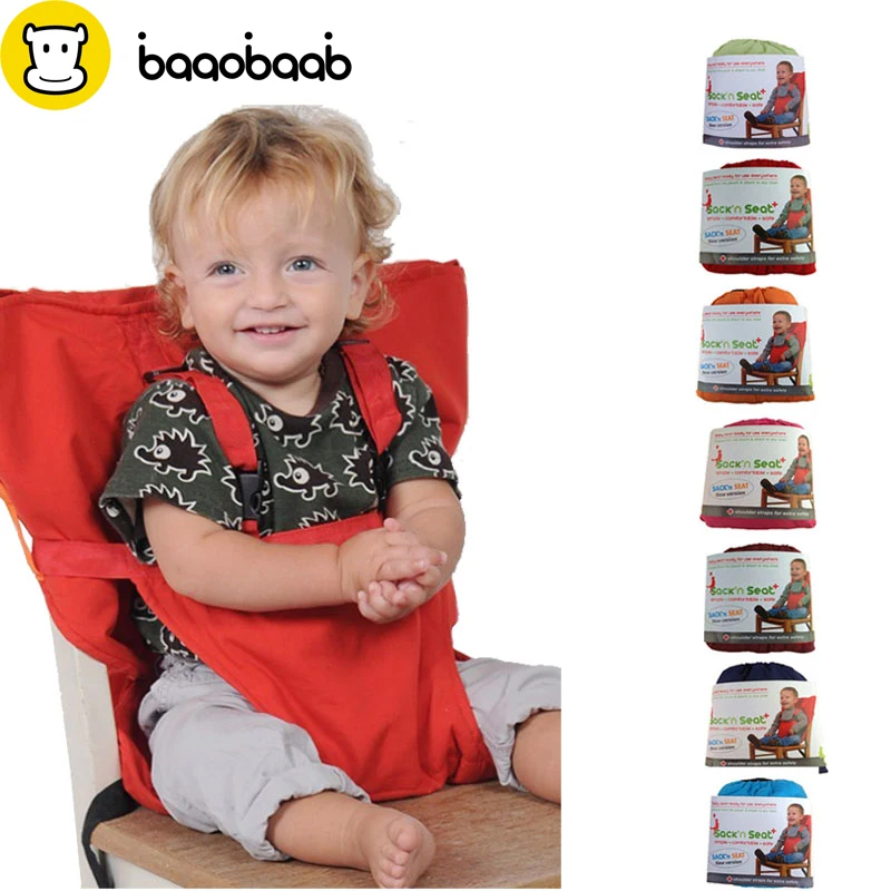 BAAOBAAB CD02 детское портативное сиденье младенческие foldableinfants обеденный высокий обеденный чехол на стул сидение ремня безопасности feedingwashable