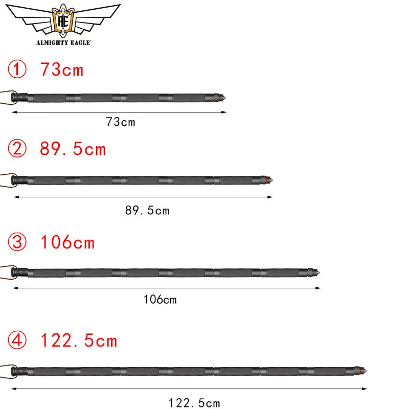 Всевышний Орел, тактическая палка для защиты на открытом воздухе, альпеншток, туристическое снаряжение для кемпинга, многофункциональные складные инструменты, трости для ходьбы