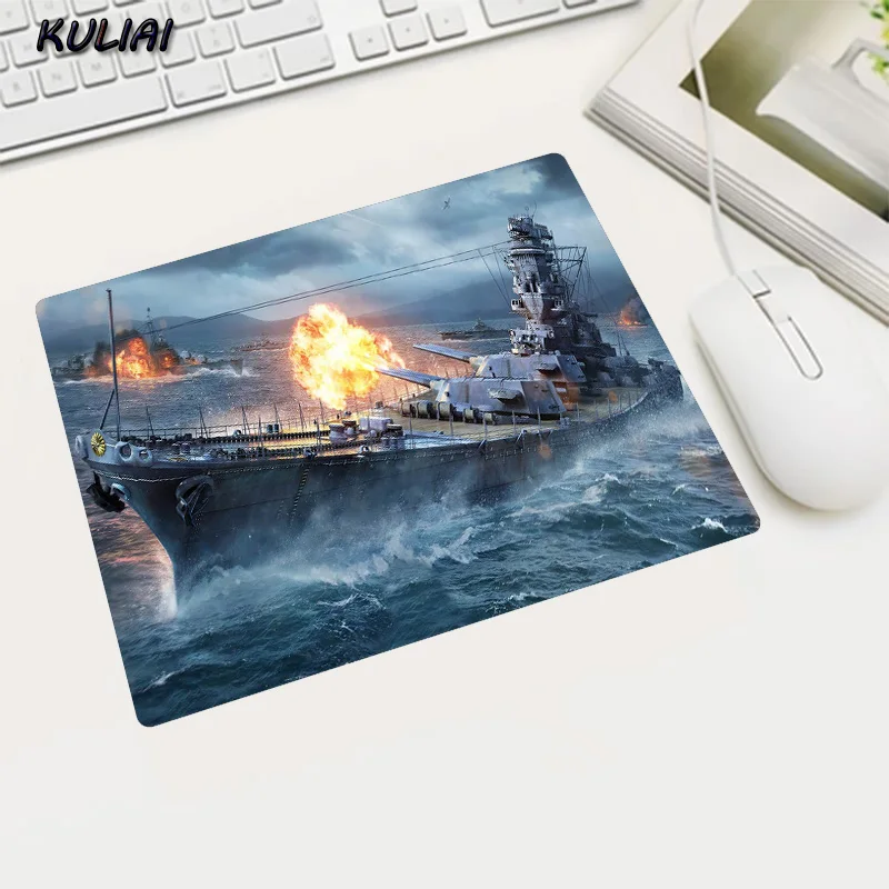 KULIAI DIY New Customize Game World of Warship Laser Mouse Pad Rubber Mat for Optical Mice Gaming Notebook PC Mats Gift Laptop KULIAI DIY New Customize Game World of Warship Laser Mouse Pad Rubber Mat for Optical Mice Gaming Notebook PC Mats Gift Laptop