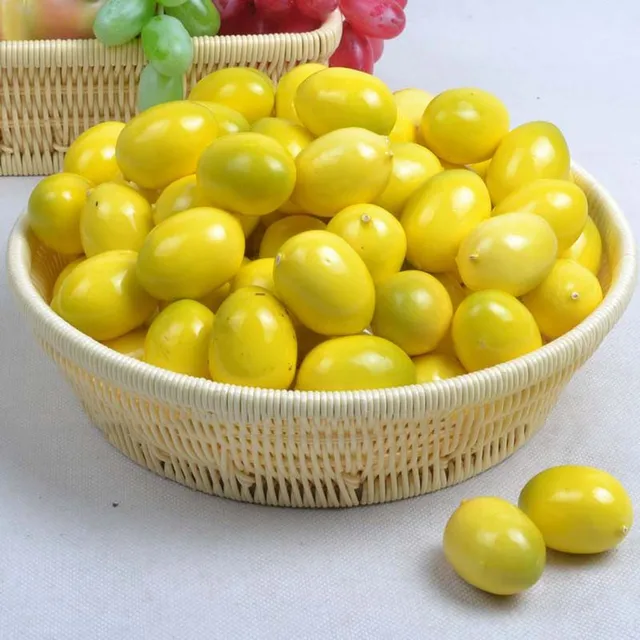 Zhi Jin 10/ pcs Simulation Artificielle Citron Faux Fruits Plastique Vert Citron Grande pour la Photographie Props Table D/écor Vert