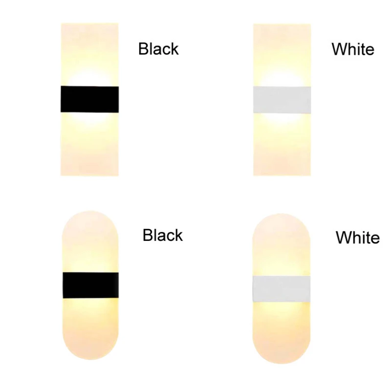  Modern Led wall lamp bedroom bedside lamp wall sconces modern aisle balcony lamp acrylic Stair Mirr - 32949454221