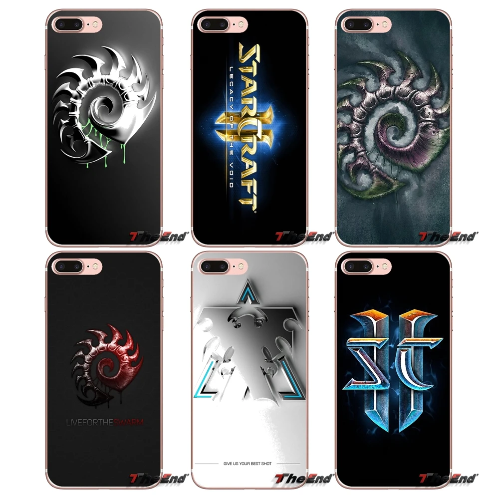 Чехол из ТПУ с логотипом StarCraft Games Blizzard Art для Xiaomi Redmi 4 3 3S Pro Mi3 Mi4 Mi4i Mi4C Mi5 Mi5S Mi Max Note 2
