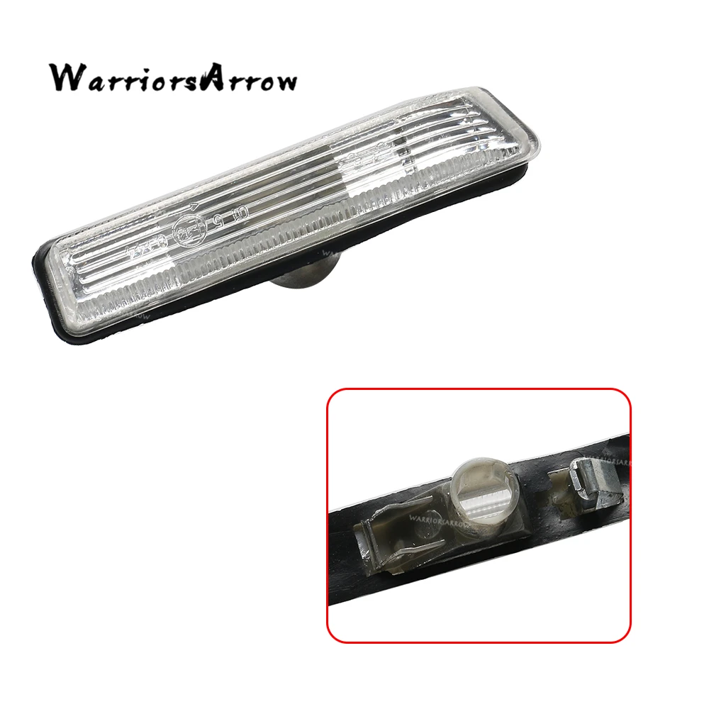 

WarriorsArrow Left Fender Side Marker Repeater Lamp White Light For BMW E53 X5 1999-2006 E36 318i 328i 323i 63132492179