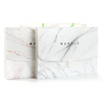 

Fashion Marble Expanding File Folder A4 Document Bag Exanding Wallet Exam Paper Bill File Organizer School Office Stationery