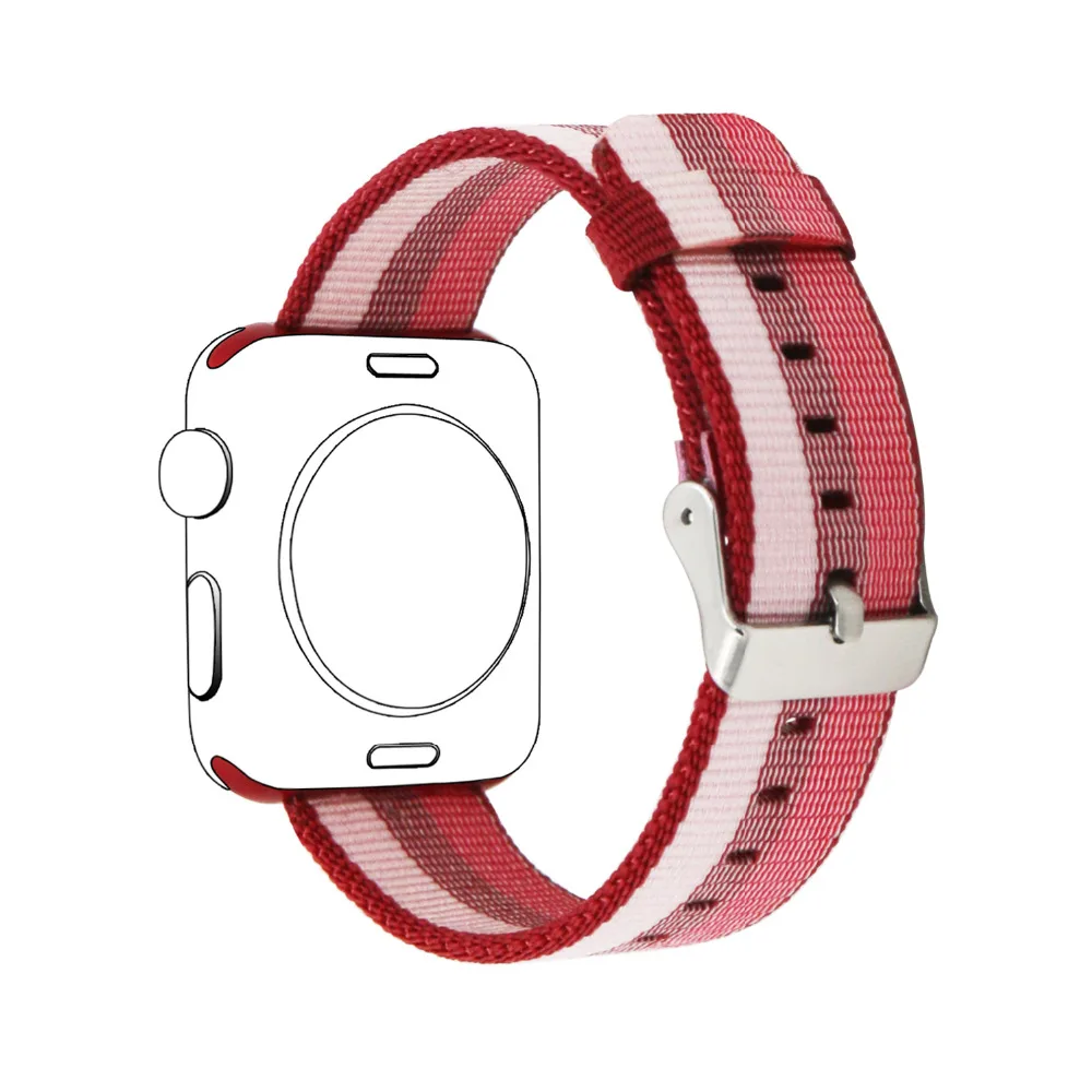 Ремешок nato для apple watch band apple watch 5 4 3 2 1 44 мм/40 мм 42 мм 38 мм iWatch ремешок для часов тканый нейлоновый браслет blet