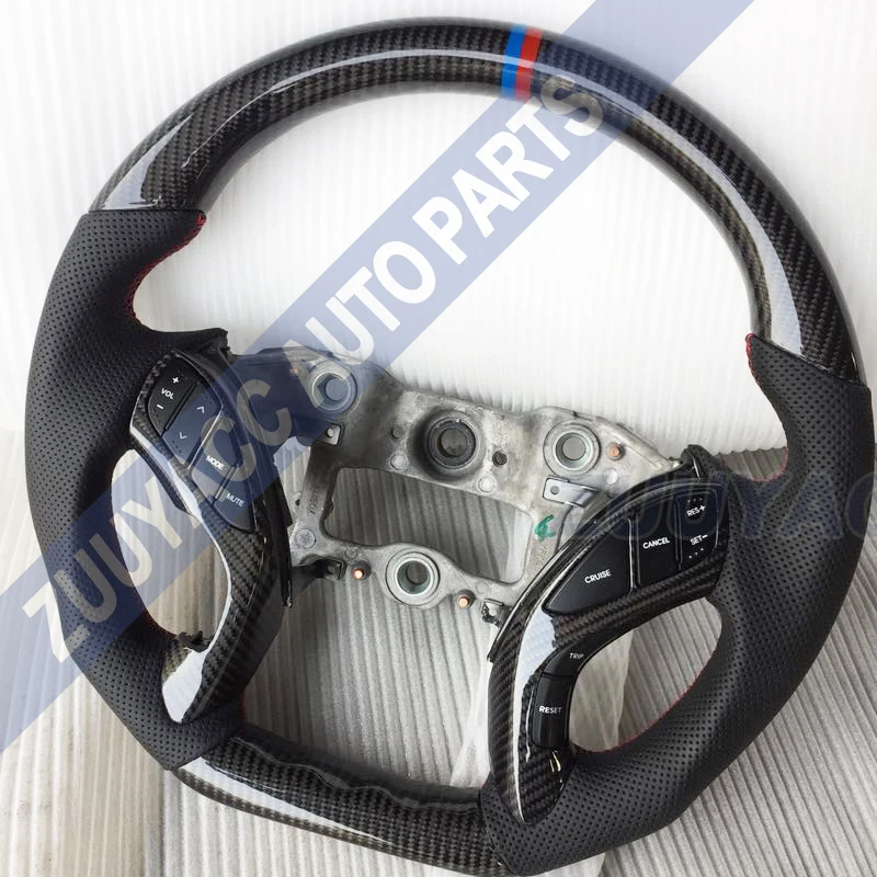 

Carbon Fiber & Leather Steering Wheel for Hyundai Verna Solaris Elantra