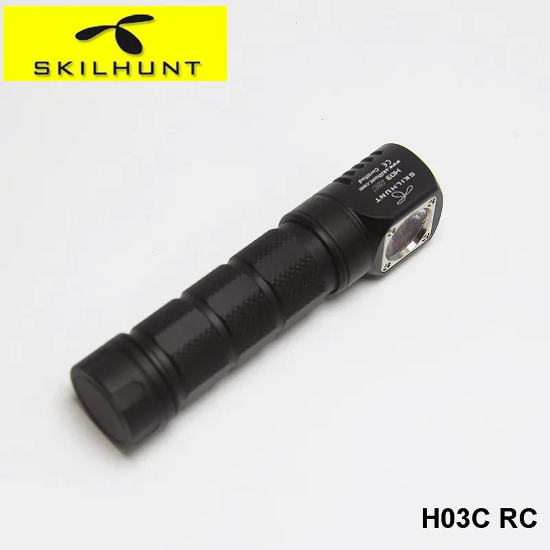 Skilhunt H03C RC с одной рукой боковой переключатель RGBW светодиодный налобный фонарь 18650 CR123A Магнитный перезаряжаемый фонарь с бесплатной головкой