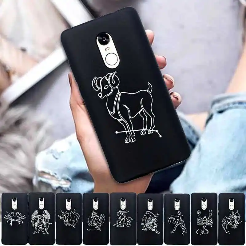 

Mokoemi Fashion Pattern Zodiac Signs Soft 5.5"For Xiaomi Redmi Note 4X 4 Case For Xiaomi Redmi Note 4 4X Cell Phone Case Cover