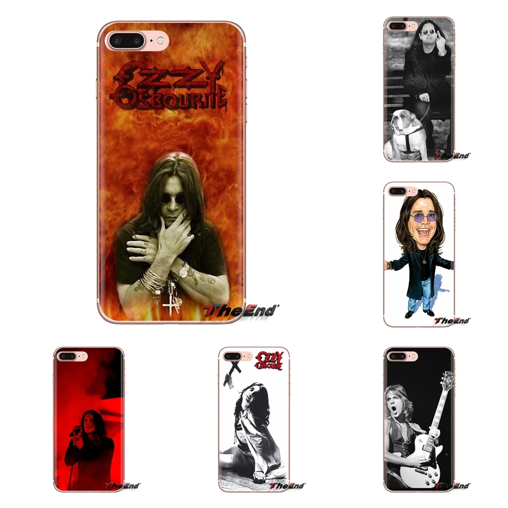 Silicone Shell Covers For Sony Xperia Z Z1 Z2 Z3 Z5 compact M2 M4 M5 C4 E3 T3 XA Huawei Mate 7 8 Y3II Ozzy Osbourne John Michael |
