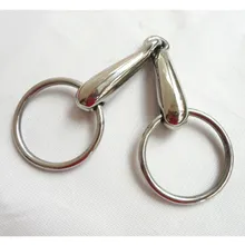 Нержавеющая сталь конский бит полый мундштук кольцо Snaffle бит лошадь оборудование(H0964