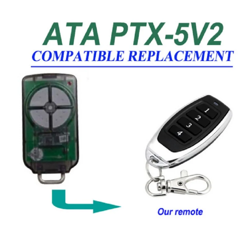 

For ATA PTX-5 garage door remote control Rolling code 433.92MHZ free shipping