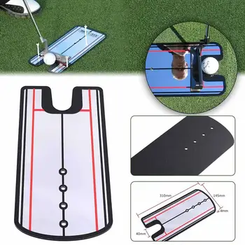 

NEW Golf Putting Posture Training Mirror Alignment Trainer Eyeline Practice Aid