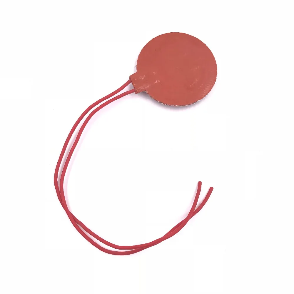

Round Dia.50mm 12V 5W Waterproof Flexible Silicone Rubber Heating Pad Silica Gel Heatbed